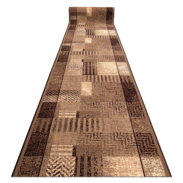 Läufer Antirutsch essenza beige 120 cm brown 120x300 cm