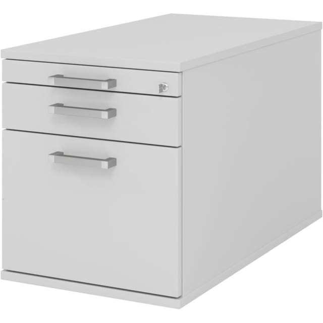 bümö office Rollcontainer - mit Hängeregistratur Grau
