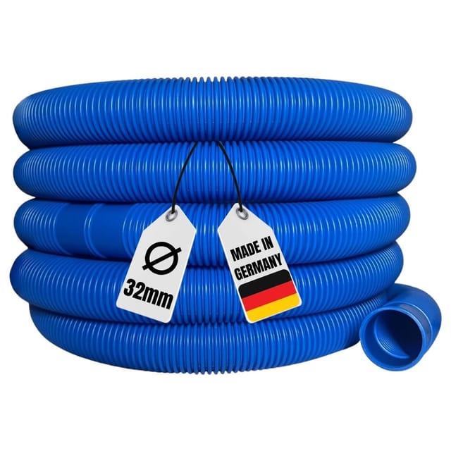 1,5 Meterware 32mm 1 1/4' Poolschlauch Muffenabstand 1,5m