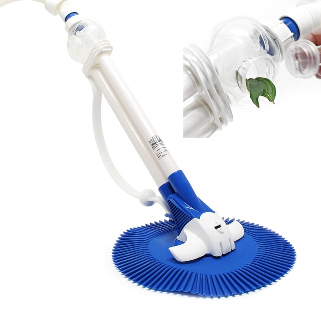 Wiltec - Automatischer Poolreiniger Inkl. 12 Schläuchen Poolsauger Pool Bodensauger Oberflächensauger