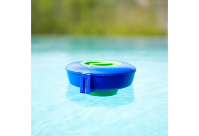 Zelsius - Pool Dosierschwimmer mit Thermometer Chlor Dosierer, Chlorspender