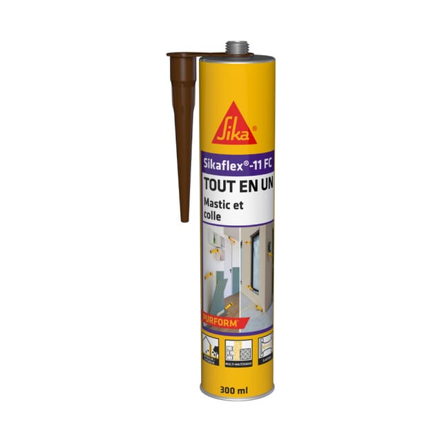 Sika - flex 11 fc Purform Mehrzweckklebstoff - Braun - 300 ml