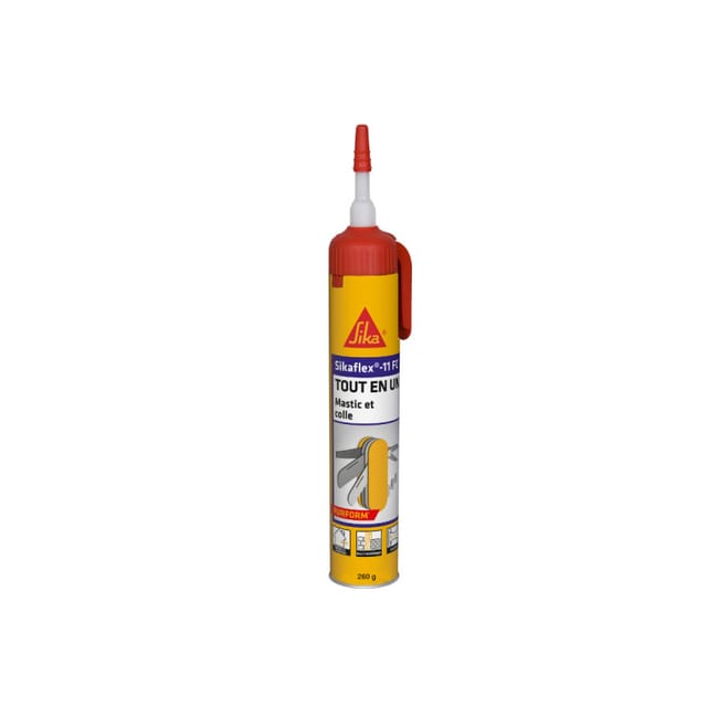 Sika - Mehrzweckkleber flex 11 fc Purform - ohne Pistole - Betongrau - 260 g - 665206