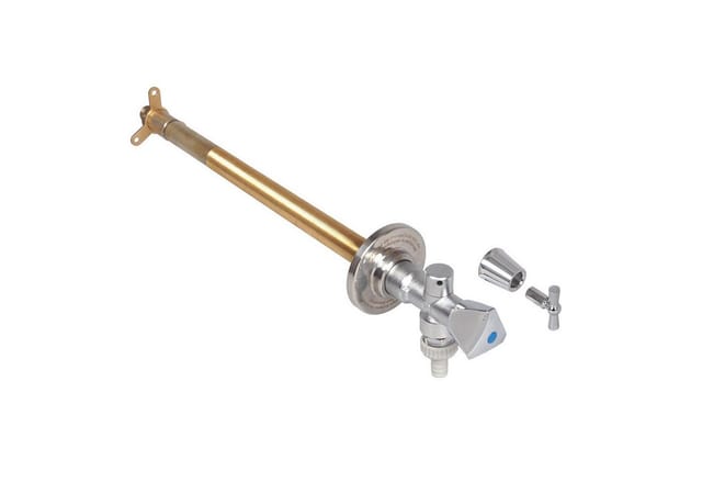 Frostsichere Außenarmatur mit 1/2" L= max 420mm ablängbar