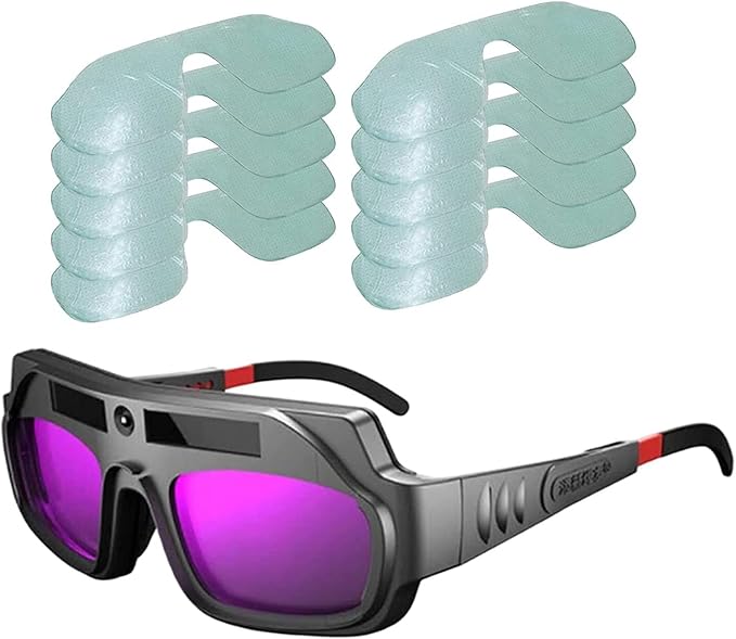 [french Days]lunettes De Soudage -obscurcissantes Anti-rayures Pour Découpe Plasma Avec 10 Verres