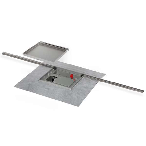 Jung Plancofix Line JP50177 Bodenablaufpumpe für ebenerdige Duschen Einbaut. 9cm mit kürzbarer Rinne