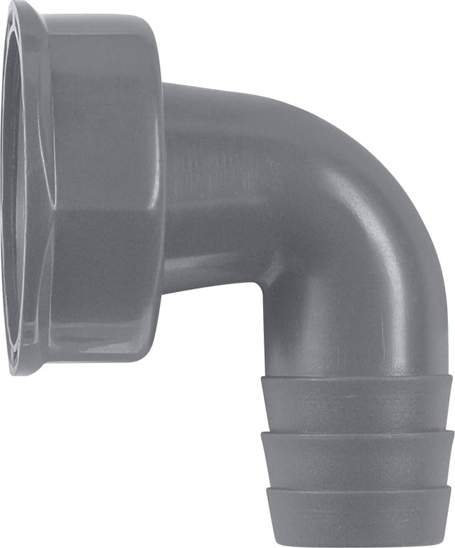 Conmetall - cornat Rezyklat Schlauchanschluss - 90° Abzweig - 1 Zoll ig - ø 21 mm - 23 mm - Hergestellt aus recycelten Kunststoffen,