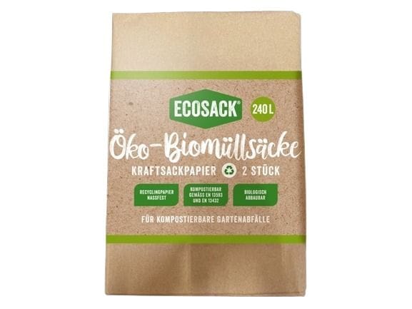 Weitere - Biomüllsäcke 240 l Biosack 2 Stück Biobeutel Mülltüte kompostierbar
