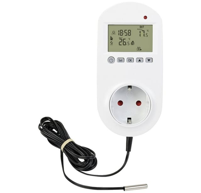 SY-5372566 Universalthermostat Zwischenstecker Wochenprogramm 1 St. - Sygonix