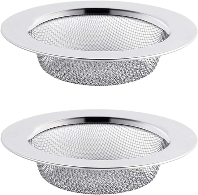 2 Stück Edelstahl-abflusssieb, 11,5 Cm Abflussfilter, Abflusssieb, Abflusssieb, Küchenabflusssieb