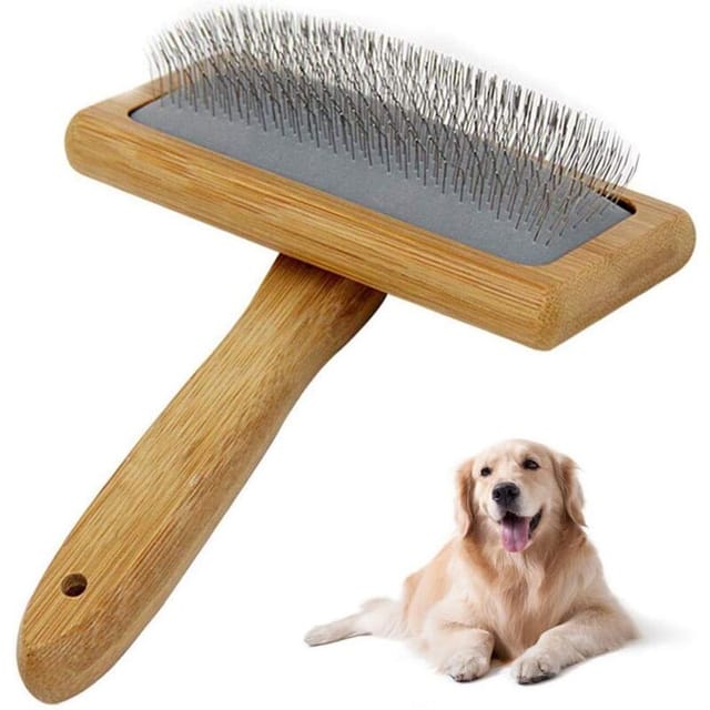 Memkey - Haustierbürste für Hunde und Katzen, Fellpflegebürste für langes und kurzes Haar, Werkzeug zur Haarentfernung für Hunde und Katzen.