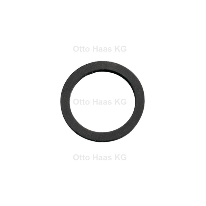 Haas - Dichtung 8150 schwarz, 1/2', für Schlauchverschraubungen, Gummi