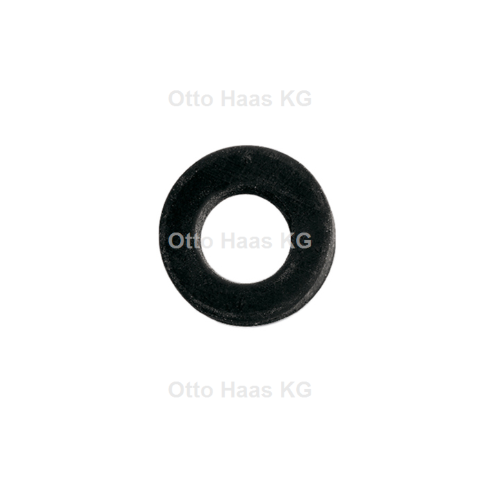 Haas - Gummi-Dichtung 8142 1 1/4', für Überwurfmuttern, schwarz