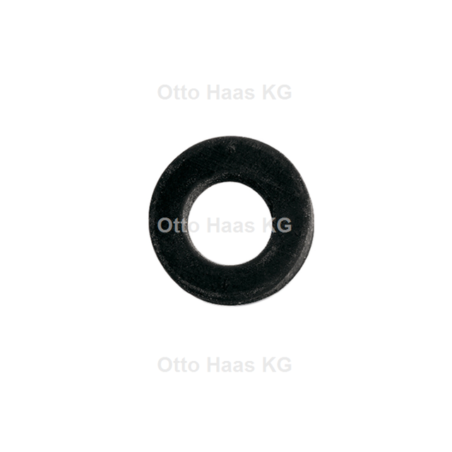 Haas - Gummi-Dichtung 8142 1 1/4', für Überwurfmuttern, schwarz