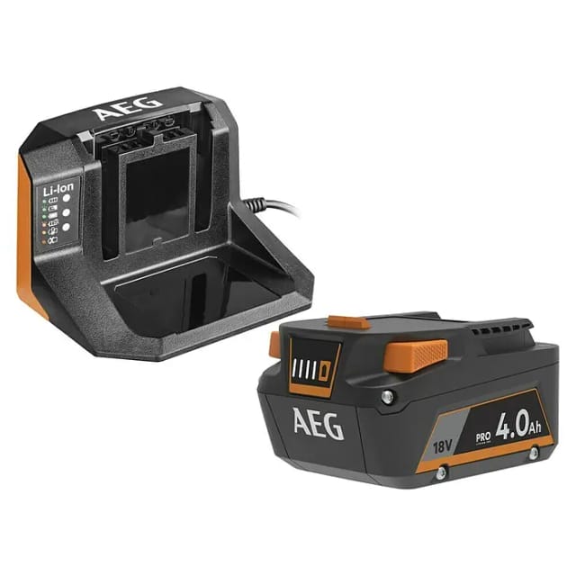 AEG - 18 v Pro18V Akku-Starterset SETL1840S 1x 4,0 Ah Akku + Ladegerät Akku für Powertools