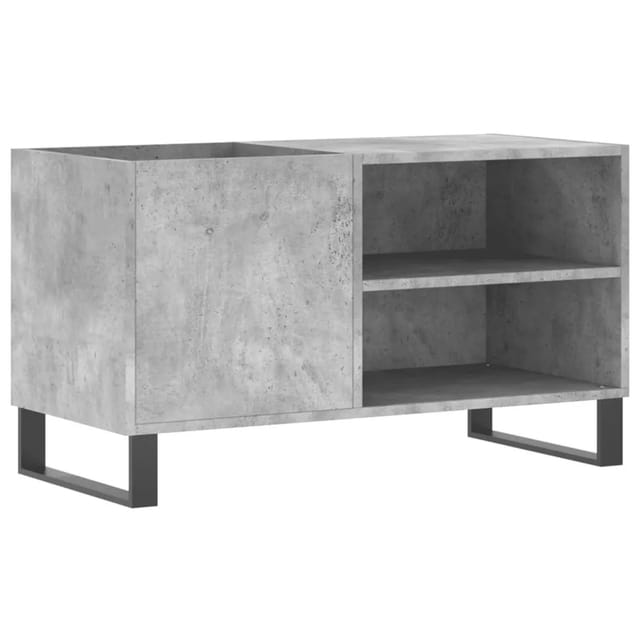 Plattenschrank Betongrau 85x38x48 cm Holzwerkstoff Vidaxl