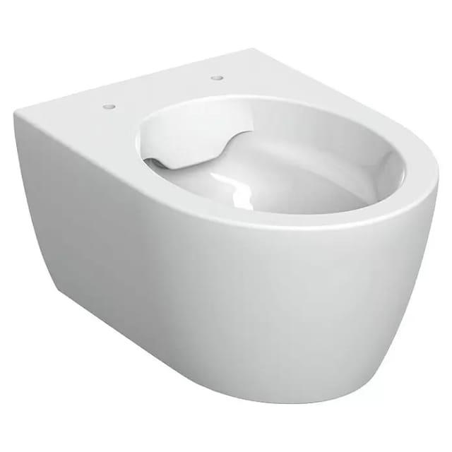 Wand-Tiefspül-WC Geberit ICon verkürzt 360 x 378 x 490 mm, spülrandlos, weiß - 502380001