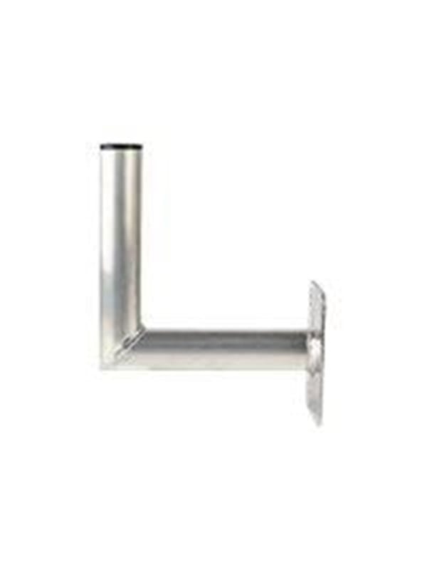 Satelliten-Wandhalterung Abstand zur Wand: 250 mm Durchmesser Klemme: 50 mm Maximale Schüsselgröße: 100 cm Aluminium Silber