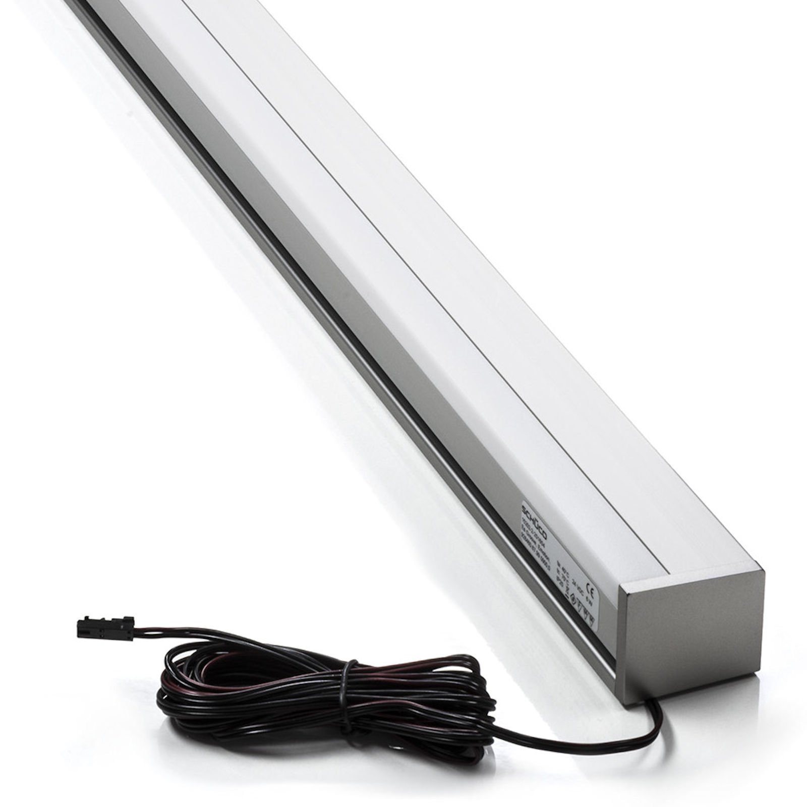 Led Küchenreling Groove Aufhängeschiene 1800 mm für Linero 2000 & MosaiQ Nischensysteme mit Kabelausgang rechts