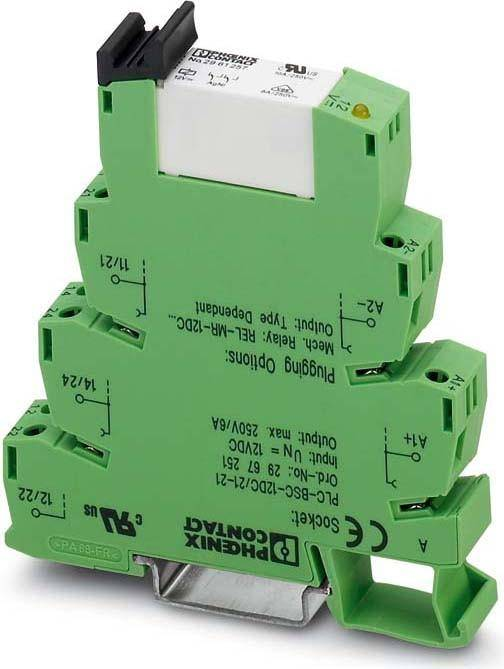 Neuwertig] Phoenix Contact Plc Rpt 12 Dc/21 21 Interfacerelais 12 V/Dc Relais Koppelrelais B-Ware