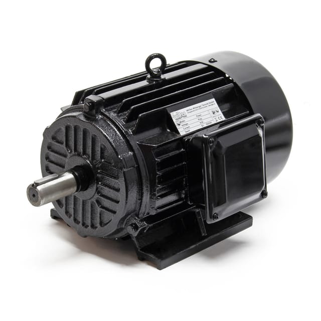 Wiltec - Profi Elektromotor 400 v 3 kW (4 ps) 3-phasig 2-polig E-Motor in Bauform B3 2830 U/min mit Kupferwicklung, Drehstrommotor