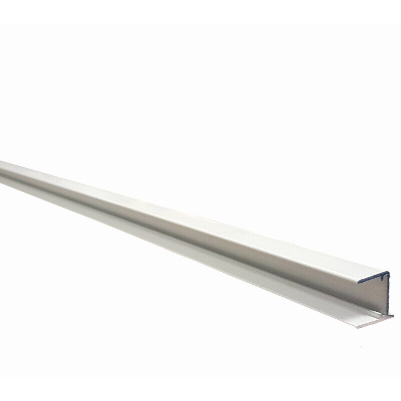 Abdeckprofil für 32 mm dicke zellige Polycarbonatplatten. Weiß ral 9010, l: 1,25 m