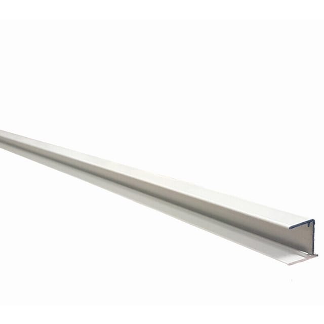 Abdeckprofil für 32 mm dicke zellige Polycarbonatplatten. Weiß ral 9010, l: 1,25 m