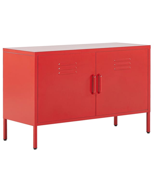 Büroschrank URIA Metall Rot