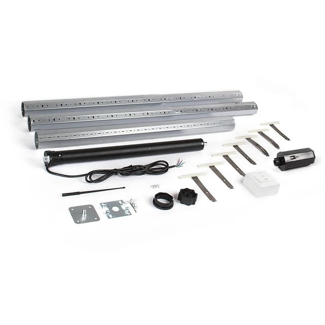 Avosdim - Set motorisierte Achtkantwelle ø60 mm Kabelmotor - 30 Nm - Länge 3500 mm