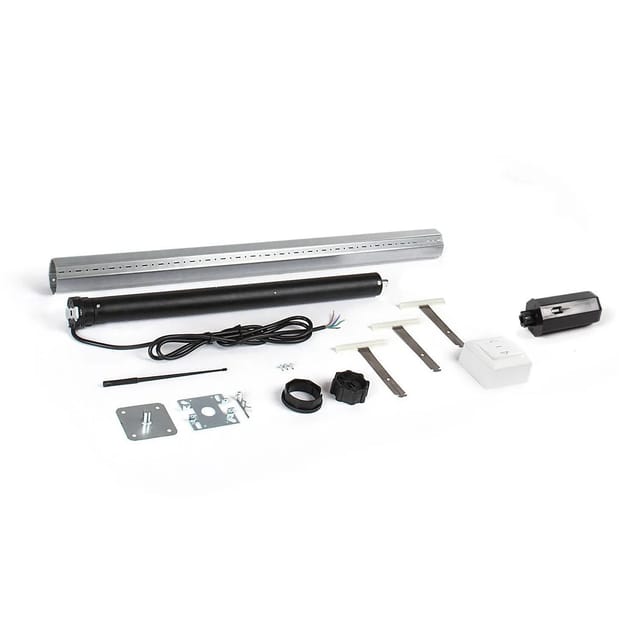 Avosdim - Set motorisierte Achtkantwelle ø60 mm Kabelmotor - 10 Nm - Länge 1500 mm