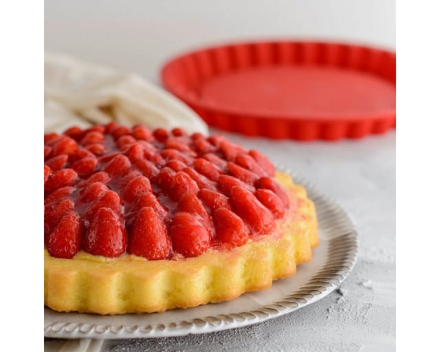 Silikon-Obstkuchenform 'Flexxible Love'
