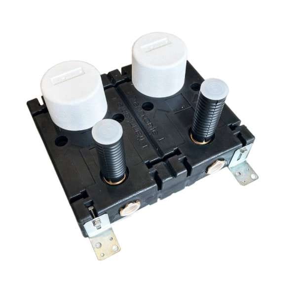 Aba Beul - Quickturn UP-Doppelblock DUO-Plus rg für Wasserzähler G2' koaxial 71630.106.2