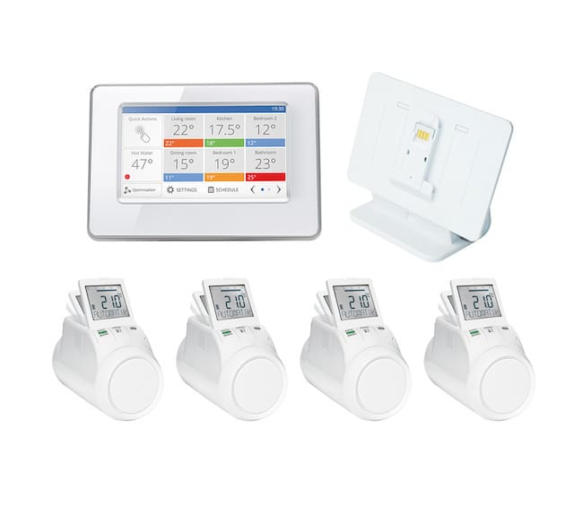 Resideo - evohome Wi-Fi xl Starter Paket mit Funk 868 MHz, programmierbar, weiß