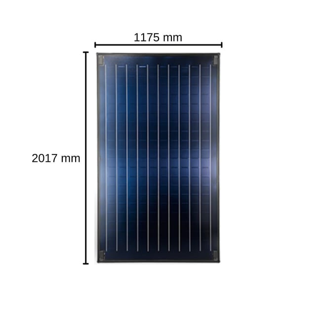 Bosch - Sonnenkollektor SO5000TFV-FKC-2S Vollflächenkollektor Solaranlage Solar
