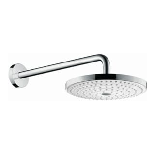 hansgrohe Raindance Select S Kopfbrause 240mm 2jet 17l/min mit Brausearm 390mm, Weiß/Chrom