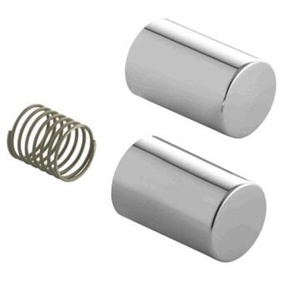 Druckknopf und Feder 440017 für Eichelberg Unterputz-Umstellung 440018, Chrom - Grohe