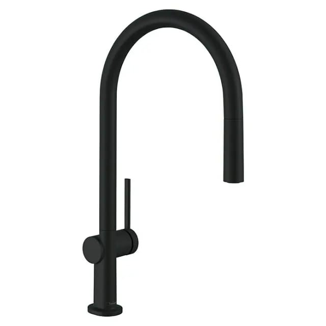 Hansgrohe M54 - Spültischarmatur Talis mit ausziehbarer Brause, schwarz matt 72802670