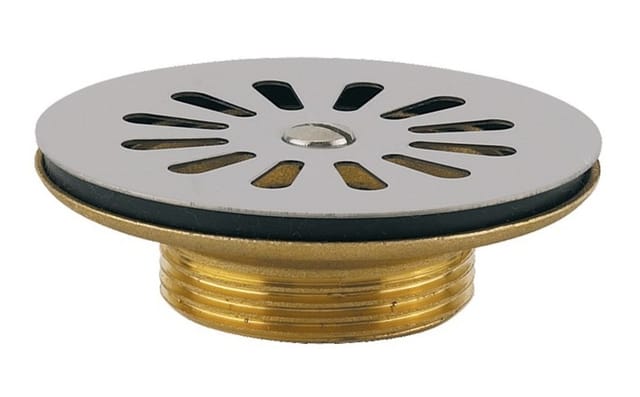 Free-Flow Messing Waschbecken Ablauf D60 Gitter D85 - Valentin - 00 351100 000 00