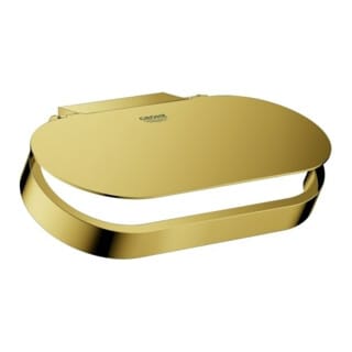 Grohe Selection WC-Papierhalter, Toilettenpapierhalter, mit Deckel, Cool Sunrise, Wandmontage