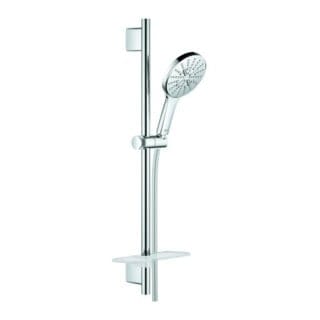 Rainshower SmartActive - Brausestangenset 130 9,5 l/min, 3 Strahlarten, 60 cm Stange und Schlauch, Chrom 26575000 - Grohe