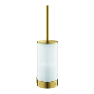Grohe Selection - Toilettenbürstengarnitur, Glas / Cool Sunrise gebürstet 41076GN0