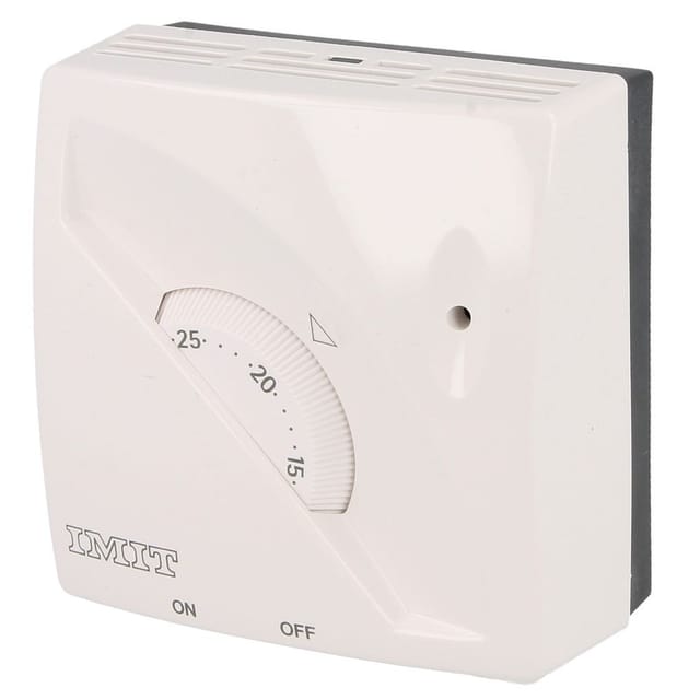 Le Sanitaire - Raumthermostat TA3 mechanisch Raumregler mit Schalter an/aus Fußbodenheizung 230V analog 546010