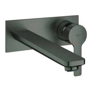 Lineare - Unterputz-Waschtischarmatur, 2-Loch-Montage, Hard Graphite gebürstet 23444AL1 - Grohe
