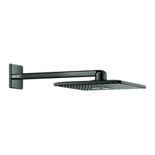 Grohe Rainshower SmartActive Cube - Kopfbrause 310, Duscharm 43 cm, 2 Strahlarten, Hard Graphite 26479A00