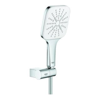 Rainshower SmartActive Cube - Wandhalterset 130 9,5 l/min, 3 Strahlarten, Halter und Schlauch, Moon White 26588LS0 - Grohe