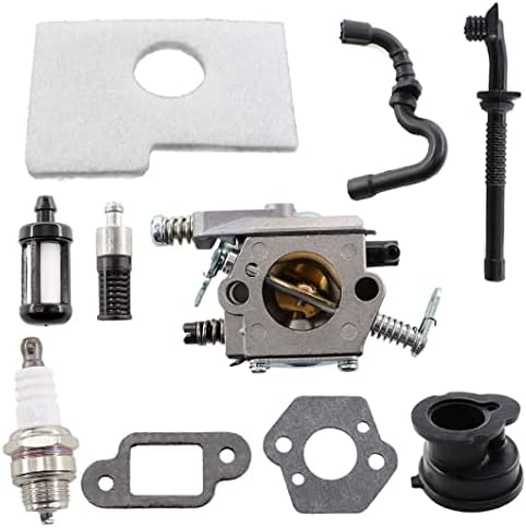 [french Days]carburateur Avec Joint Filtre À Air Filtre À Essence Tuyau À Essence Pour Tronçonneuse Stihl 017 018 Ms170 Ms180 Ms 170 Ms 180 Tronçonneuse Pièces De Rechange 1130 120 0608