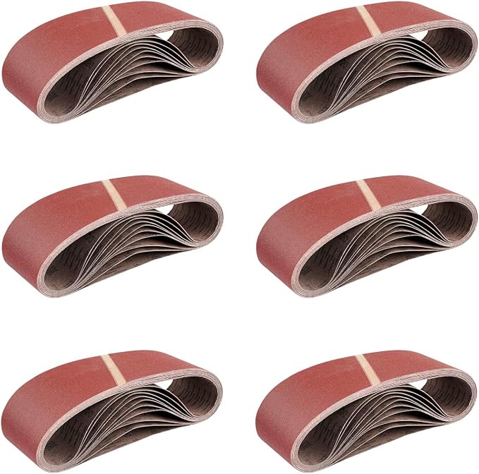 [french Days]bande Abrasive 75 X 533 Mm, Bandes Abrasives Mixte Pour Ponceuses À Bande,grains 40,10 Pièces