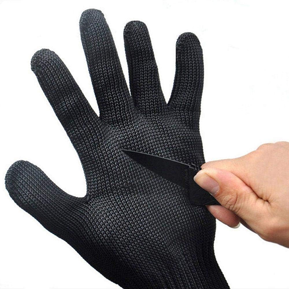[french Days]anti-coupures Gants De Protection, Résistant À La Chaleur Gants De Travail De Sécurité Compatible Avec La Viande De Coupe Et De Bois À Découper, Ustensile De Cuisine Homme/femme 1 Paire