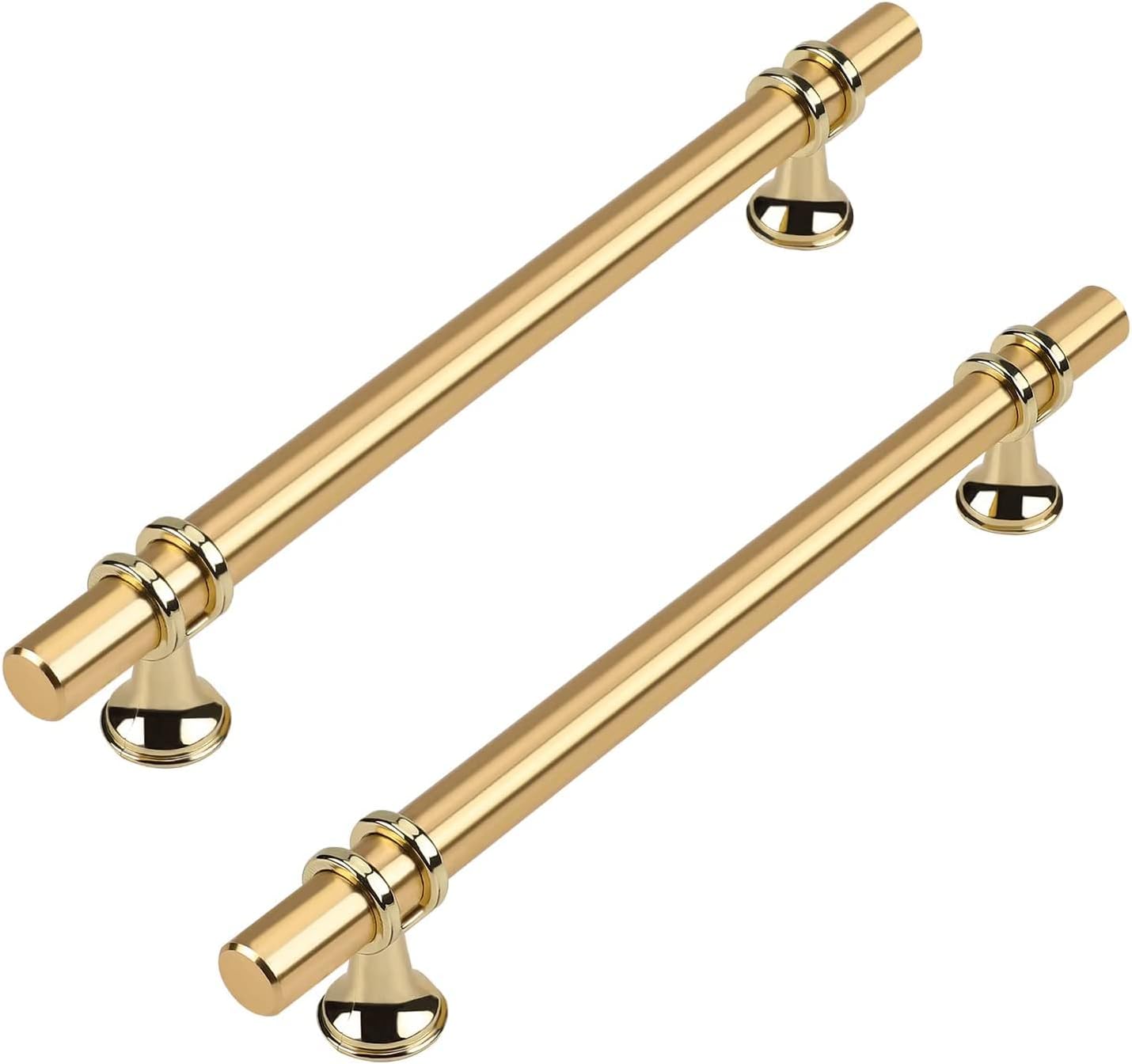 [french Days]lot De 6 Poignée De Meuble Poignée De Meuble Cuisine Poignee Doree -poignee De Cuisine Or Poignee Tiroir En Alliage De Zinc Entraxe 192mm