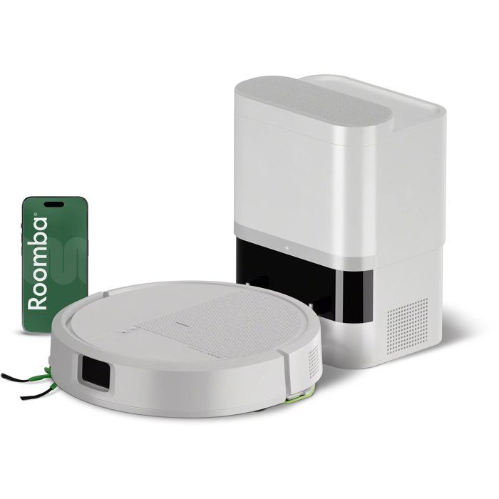 Irobot Roomba 115ae - Saug- Und Wischroboter Mit Automatischer Entleerungsstation - 15.000 Pa - 240 Ml - Weiß